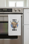 Kitchen towel~home is where the herd is