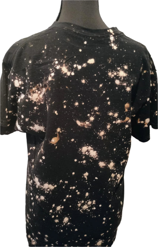 Men's Medium t-shirt~Biker couple-black