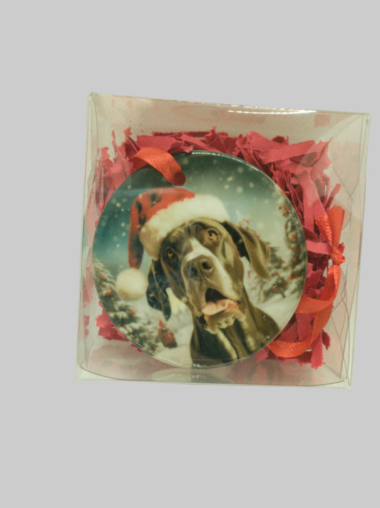 Ceramic Christmas ornament~Bassett Hound