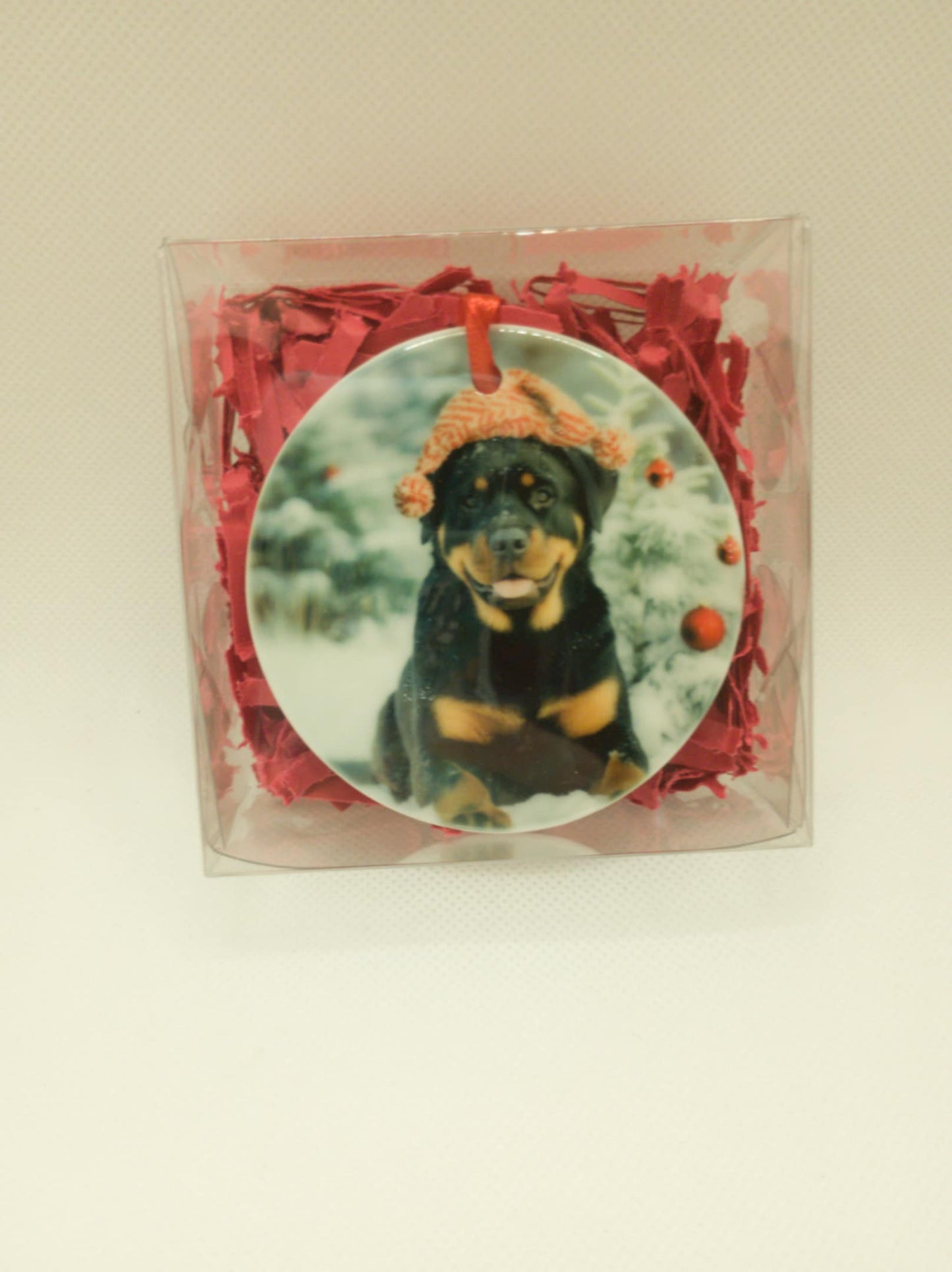 Ceramic Christmas ornament~Rottweiler
