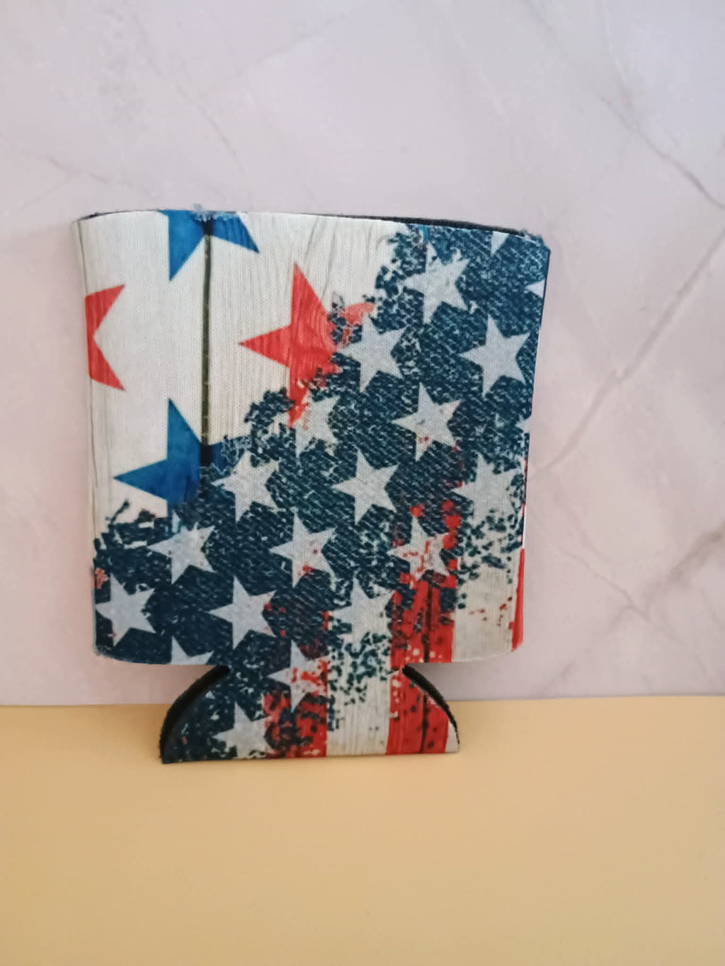 Can koozie~blue with stars