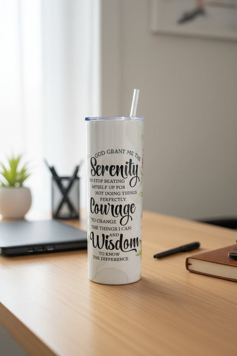 20 oz tumbler~Serenity Prayer