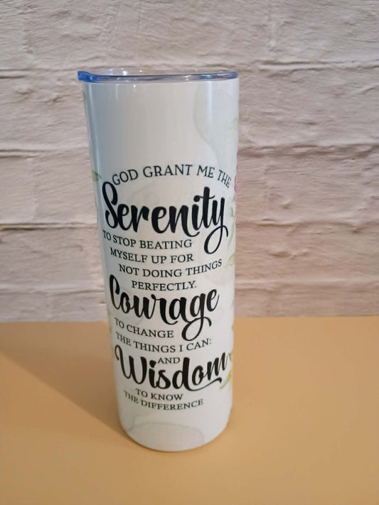 20 oz tumbler~Serenity Prayer