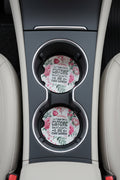 Car coasters~I run on caffeine