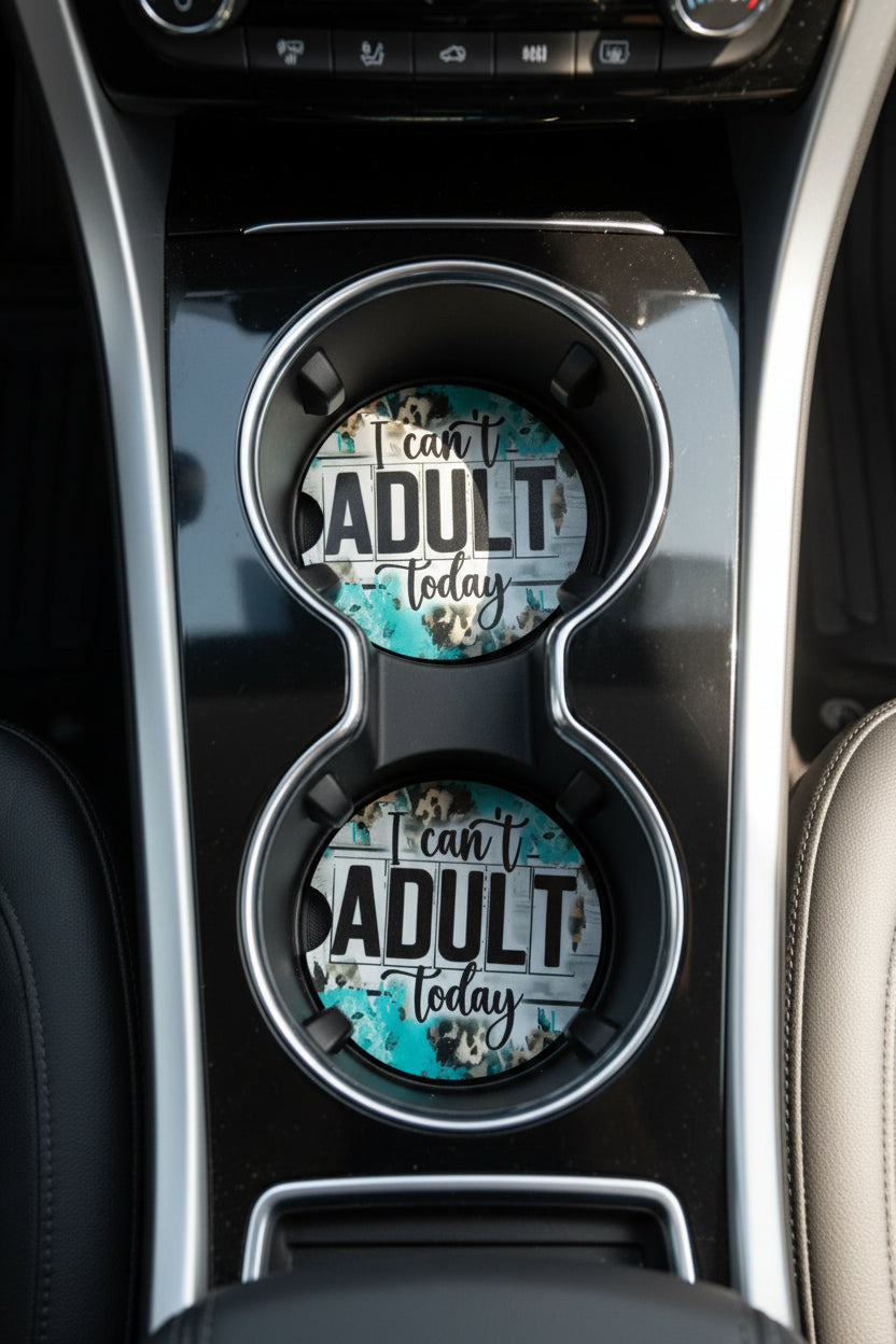 Car coasters~I can't adult today