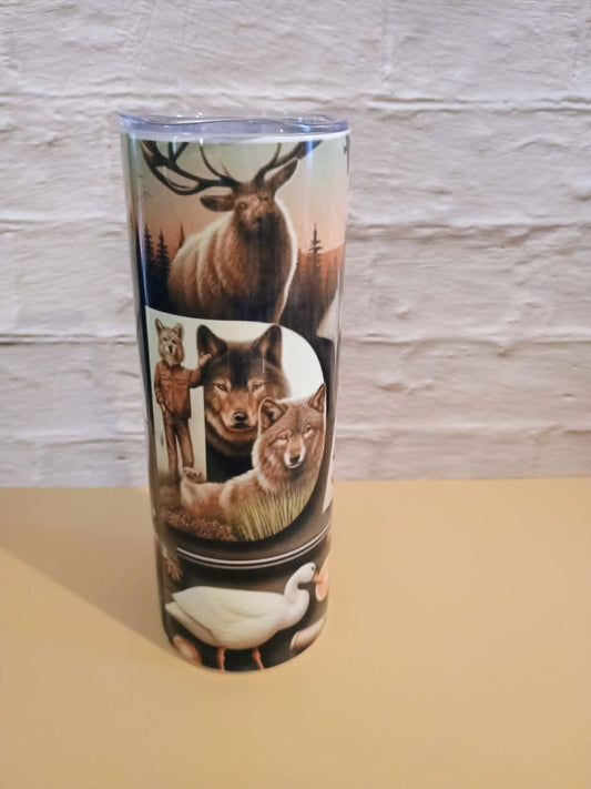 20 oz tumbler-DAD  brown
