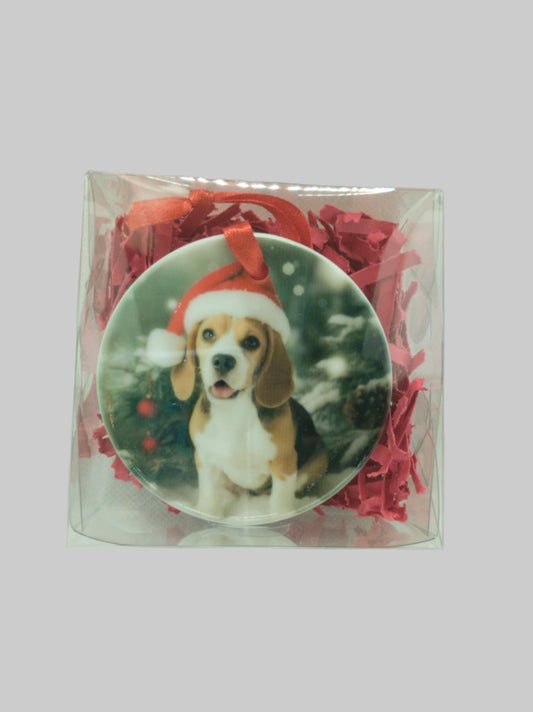 Ceramic Christmas ornament~Beagle