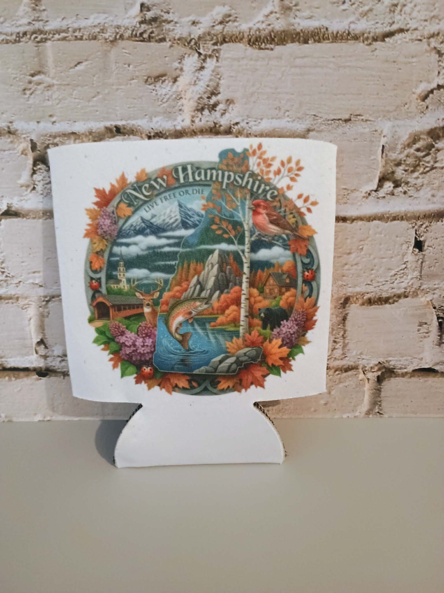 Can koozie~New Hampshire scenic