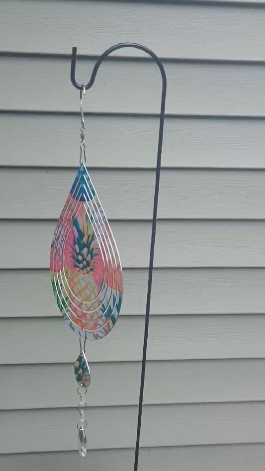 Tear drop wind spinner~ Tropical Pineapple's